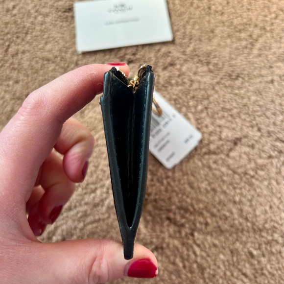 Coach Mini ID Skinny with Wild Heart Print and Gold Accents - Picture 5 of 6